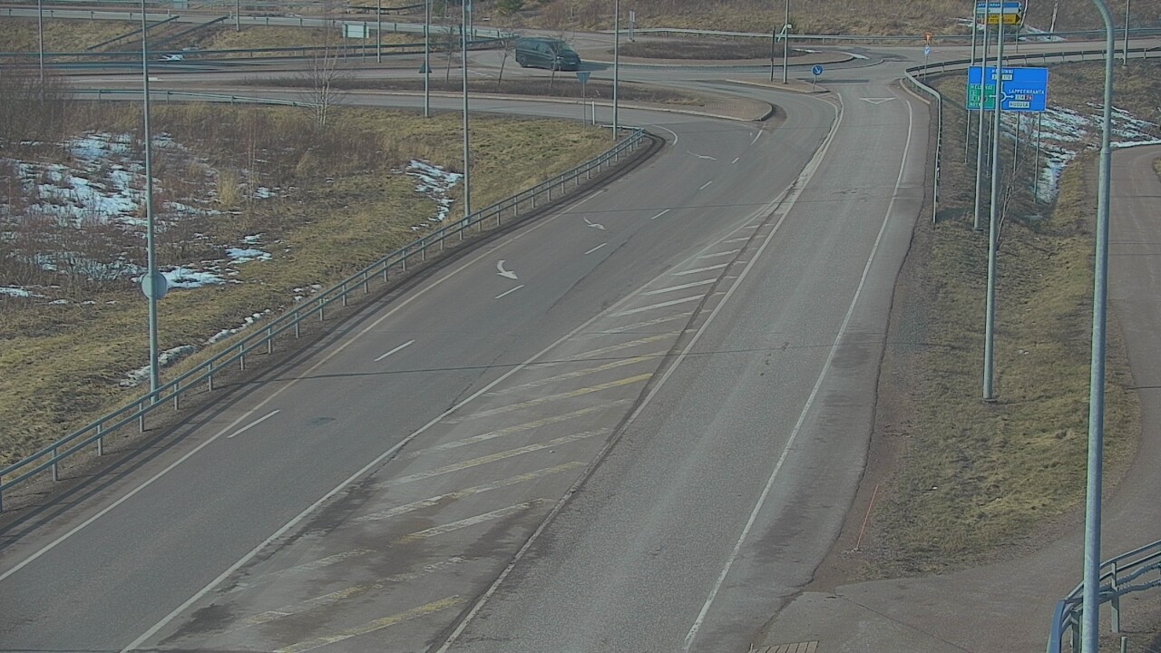 Weather Camera Image Väg 7 Fredrikshamn, Ruissalo, Hamina, Kymenlaakso