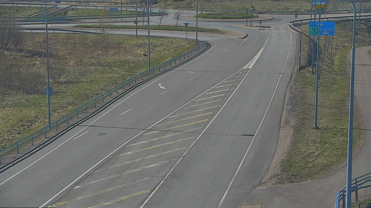Weather Camera Image Väg 7 Fredrikshamn, Ruissalo, Hamina, Kymenlaakso