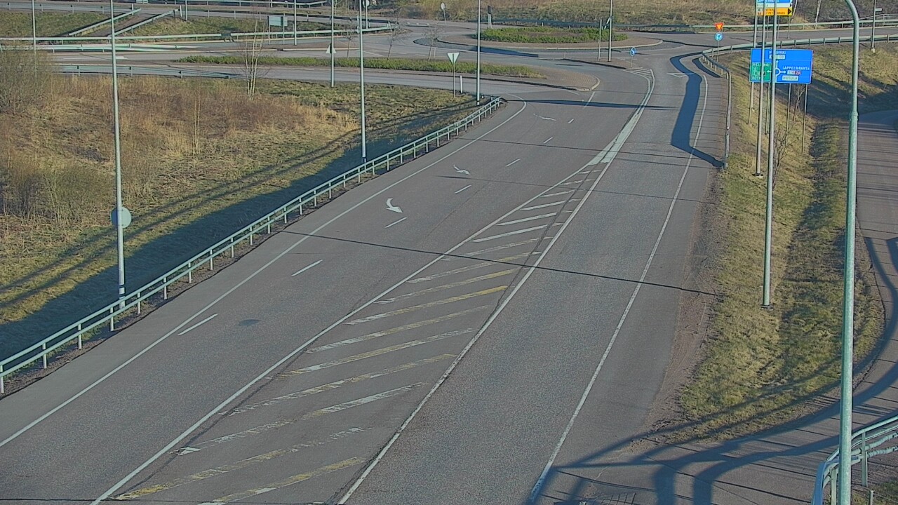 Weather Camera Image Väg 7 Fredrikshamn, Ruissalo, Hamina, Kymenlaakso