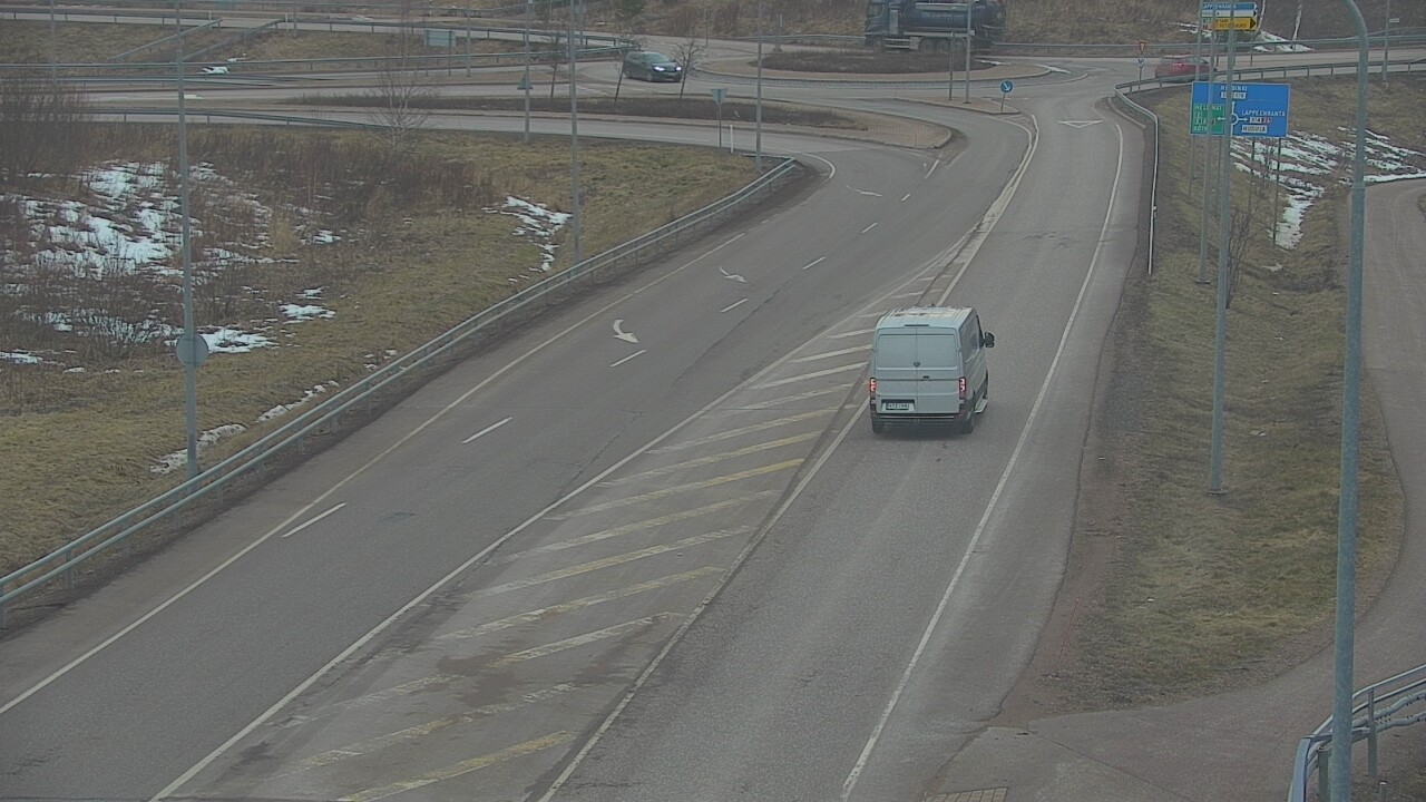 Weather Camera Image Väg 7 Fredrikshamn, Ruissalo, Hamina, Kymenlaakso