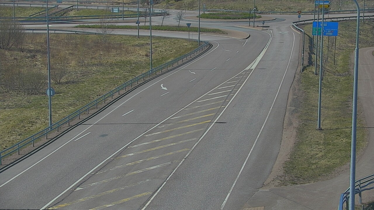 Weather Camera Image Väg 7 Fredrikshamn, Ruissalo, Hamina, Kymenlaakso