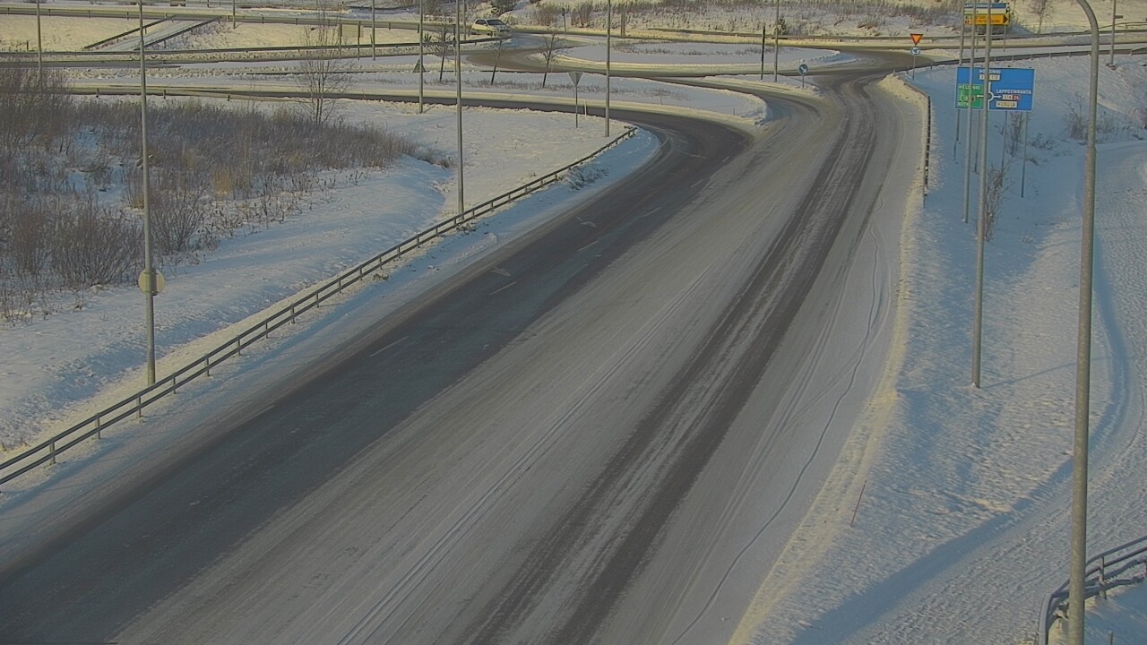 Weather Camera Image Väg 7 Fredrikshamn, Ruissalo, Hamina, Kymenlaakso