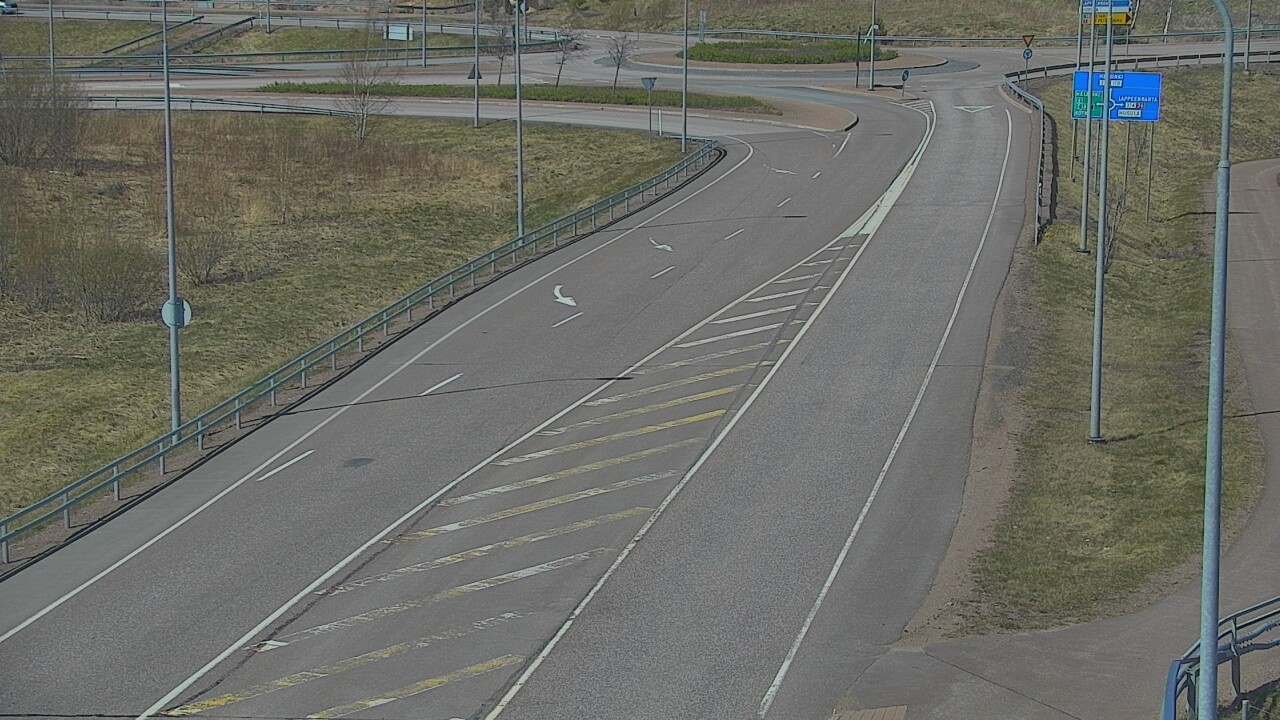 Weather Camera Image Väg 7 Fredrikshamn, Ruissalo, Hamina, Kymenlaakso