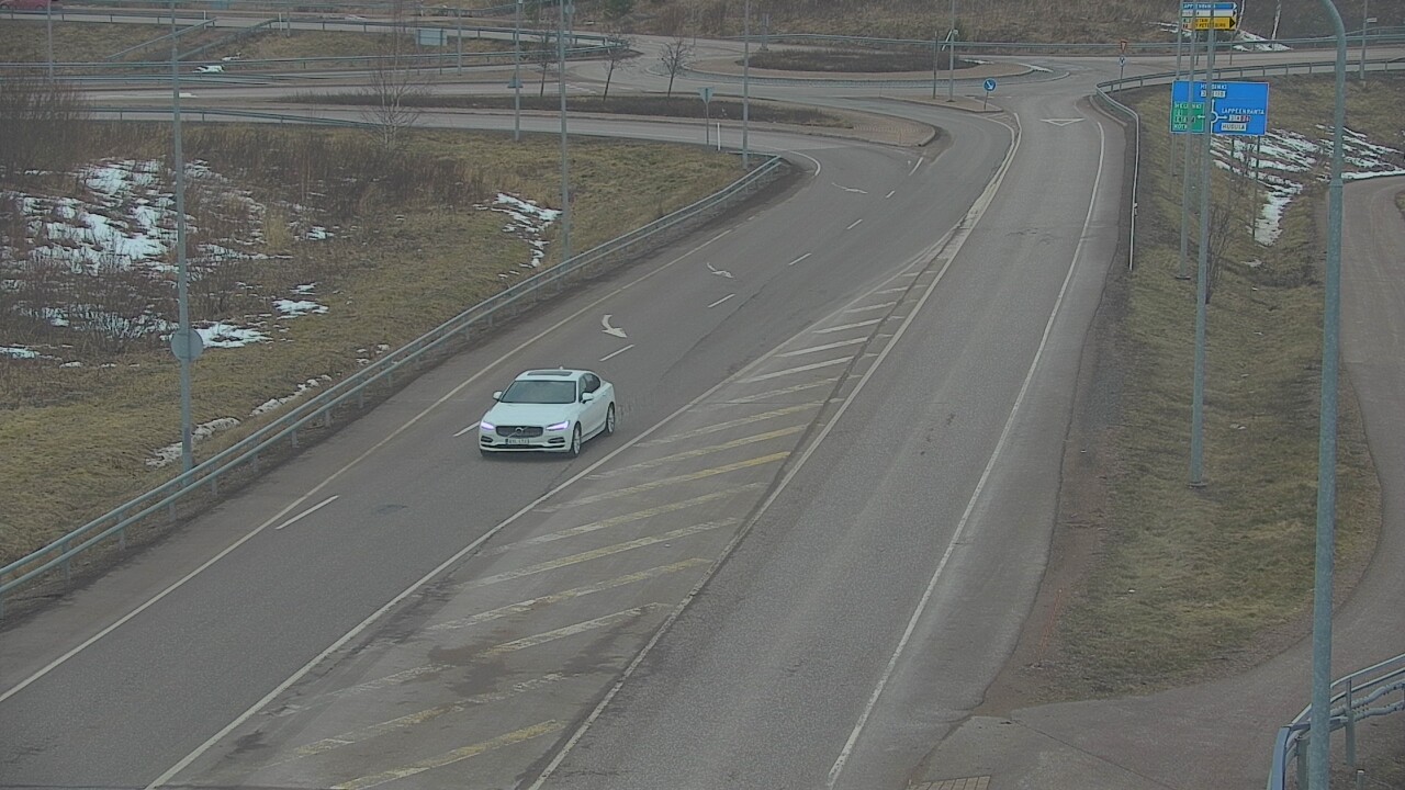 Weather Camera Image Väg 7 Fredrikshamn, Ruissalo, Hamina, Kymenlaakso