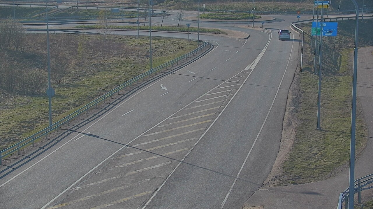 Weather Camera Image Väg 7 Fredrikshamn, Ruissalo, Hamina, Kymenlaakso