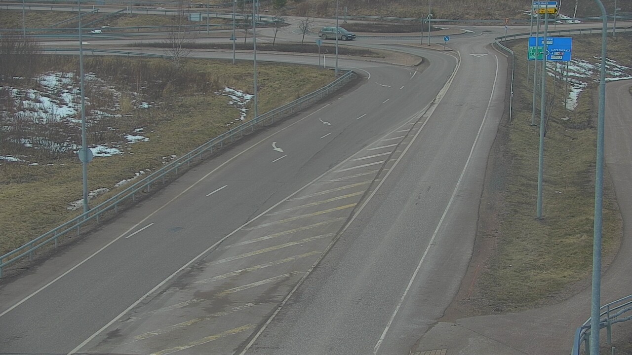 Weather Camera Image Väg 7 Fredrikshamn, Ruissalo, Hamina, Kymenlaakso