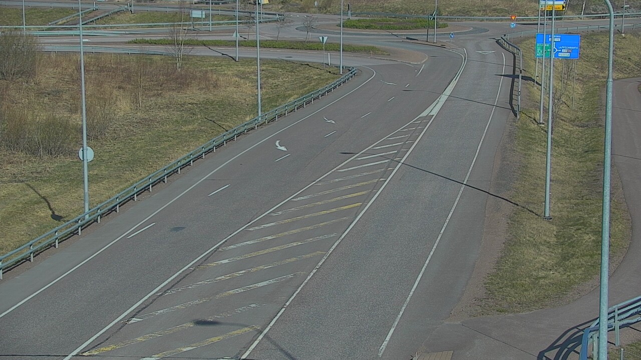 Weather Camera Image Väg 7 Fredrikshamn, Ruissalo, Hamina, Kymenlaakso