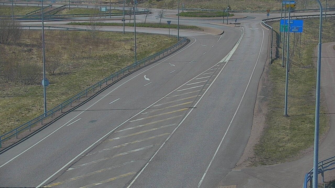 Weather Camera Image Väg 7 Fredrikshamn, Ruissalo, Hamina, Kymenlaakso