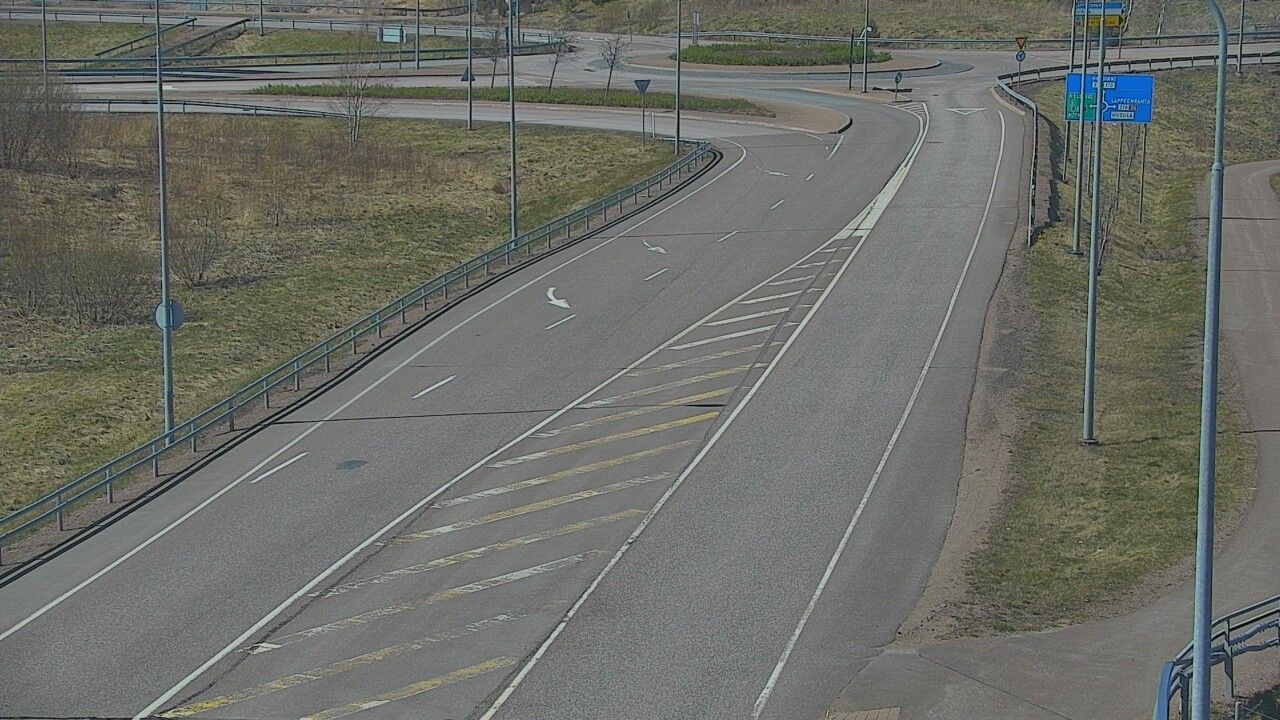 Weather Camera Image Väg 7 Fredrikshamn, Ruissalo, Hamina, Kymenlaakso