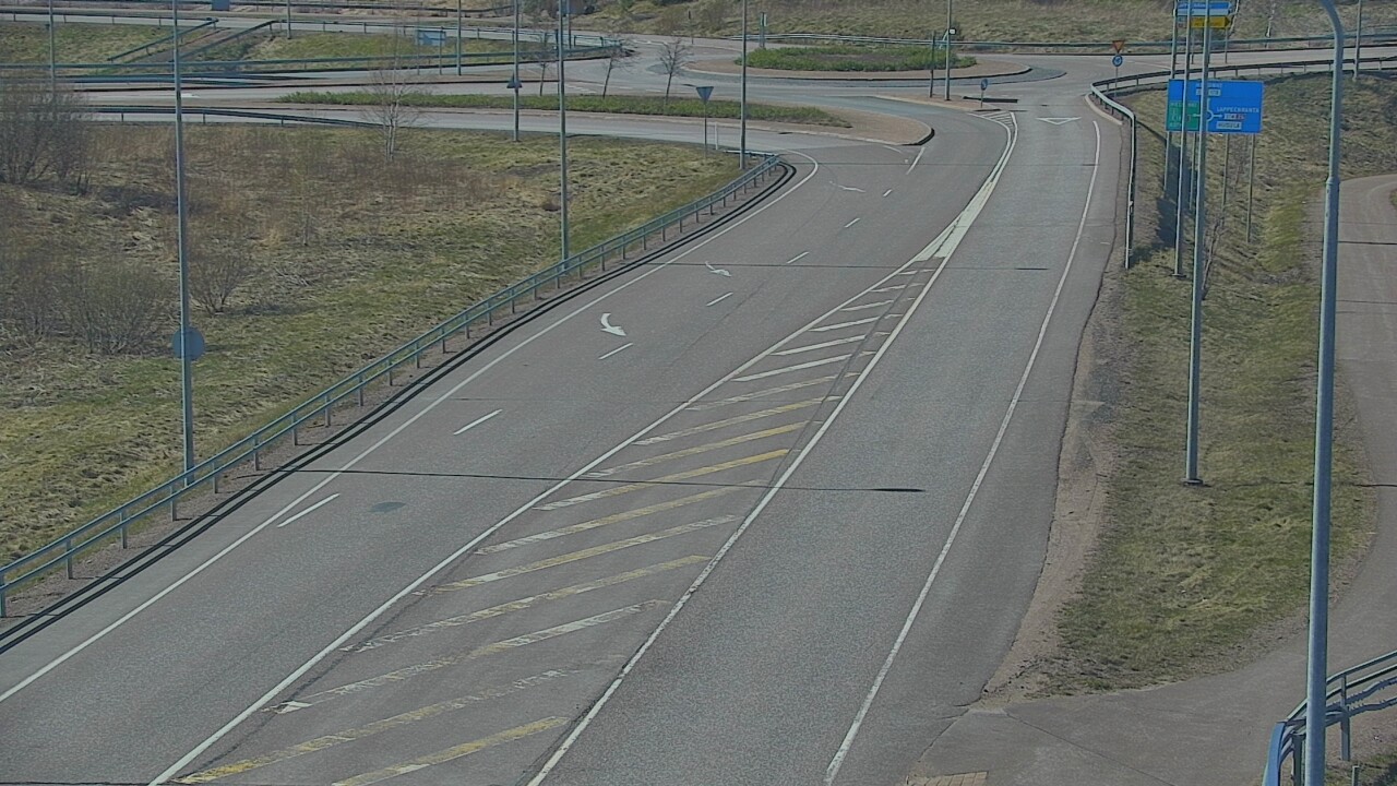 Weather Camera Image Väg 7 Fredrikshamn, Ruissalo, Hamina, Kymenlaakso