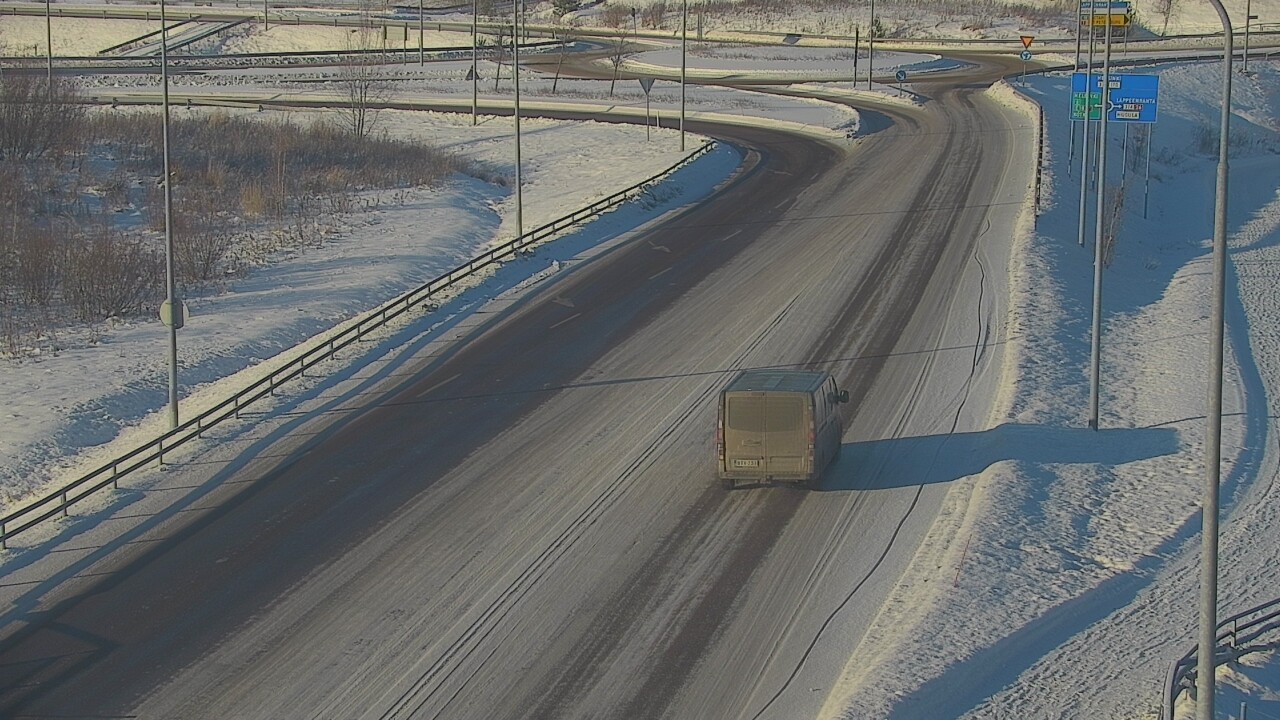 Weather Camera Image Väg 7 Fredrikshamn, Ruissalo, Hamina, Kymenlaakso