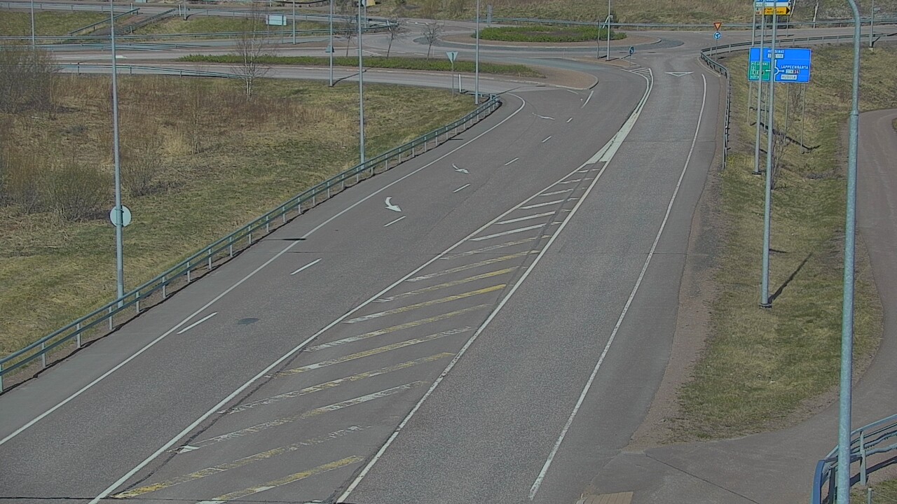 Weather Camera Image Väg 7 Fredrikshamn, Ruissalo, Hamina, Kymenlaakso