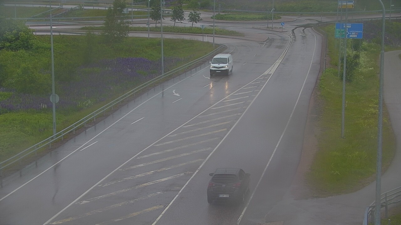 Weather Camera Image Väg 7 Fredrikshamn, Ruissalo, Hamina, Kymenlaakso