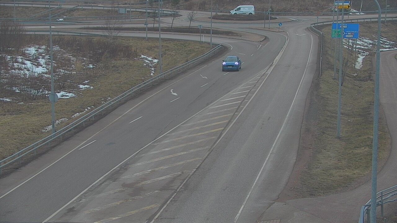 Weather Camera Image Väg 7 Fredrikshamn, Ruissalo, Hamina, Kymenlaakso