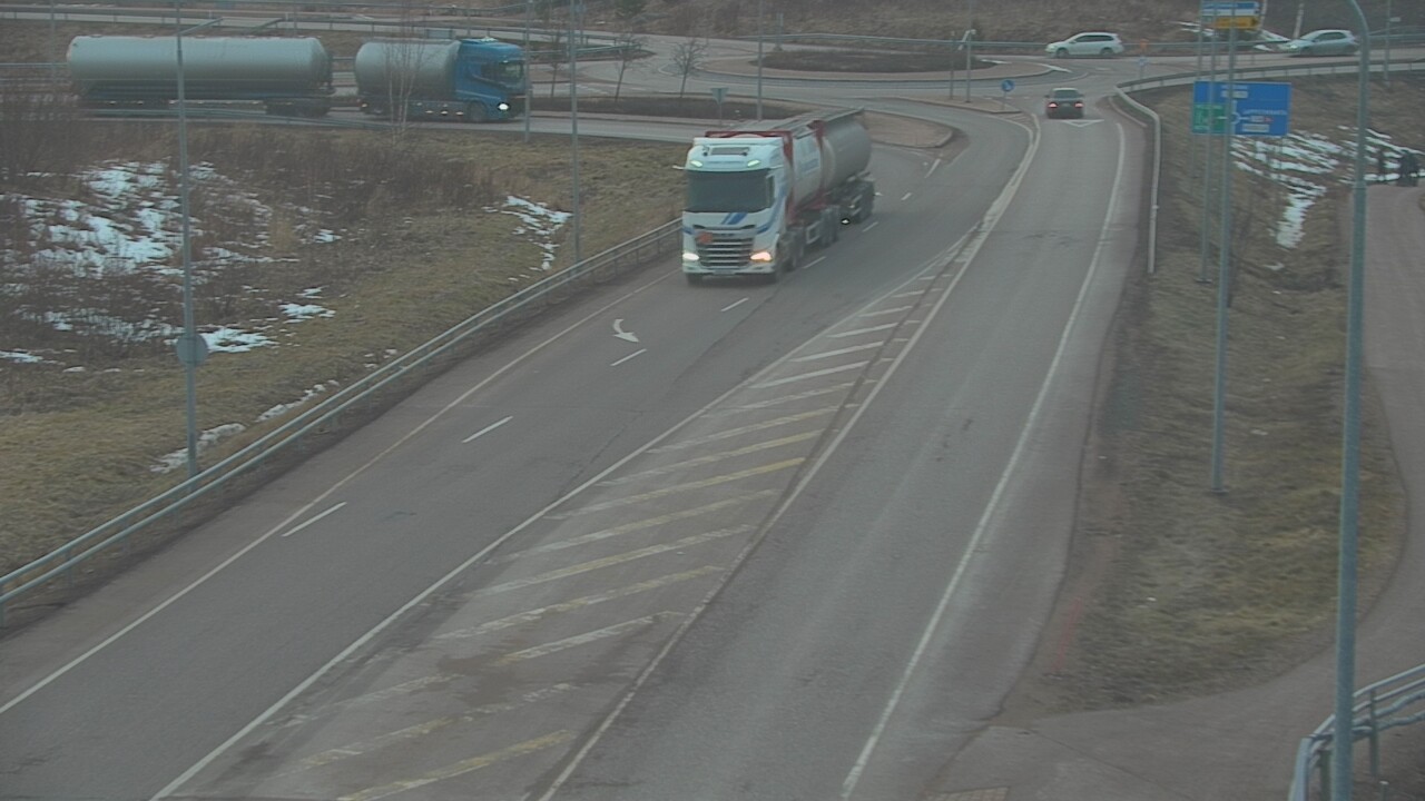 Weather Camera Image Väg 7 Fredrikshamn, Ruissalo, Hamina, Kymenlaakso