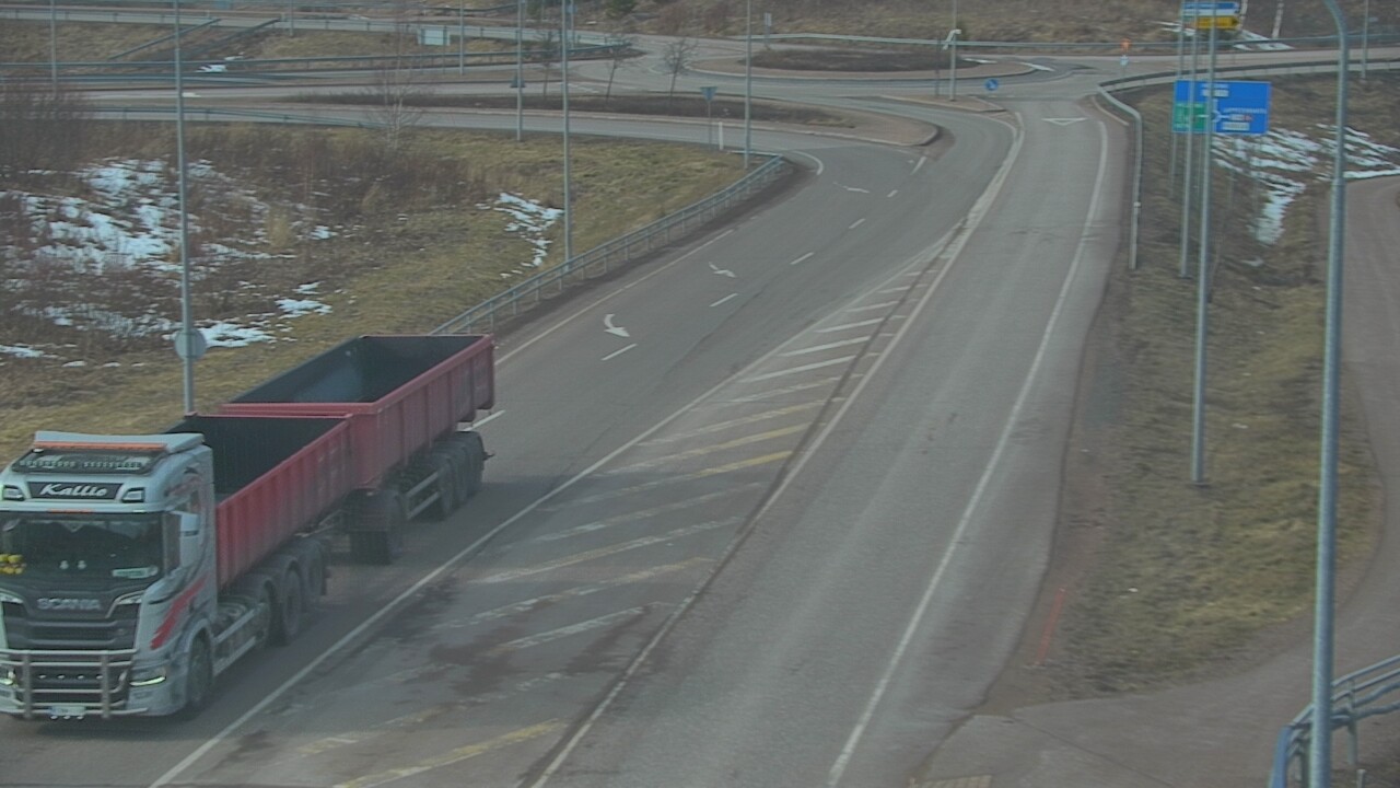 Weather Camera Image Väg 7 Fredrikshamn, Ruissalo, Hamina, Kymenlaakso