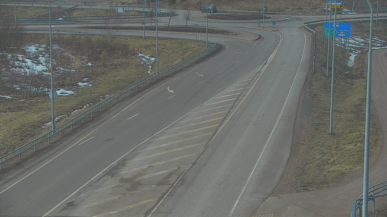 Weather Camera Image Väg 7 Fredrikshamn, Ruissalo, Hamina, Kymenlaakso