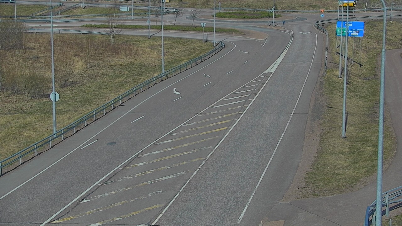 Weather Camera Image Väg 7 Fredrikshamn, Ruissalo, Hamina, Kymenlaakso