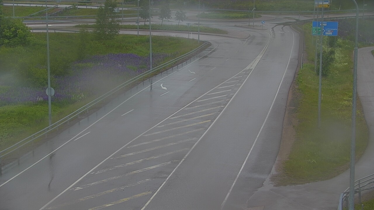 Weather Camera Image Väg 7 Fredrikshamn, Ruissalo, Hamina, Kymenlaakso