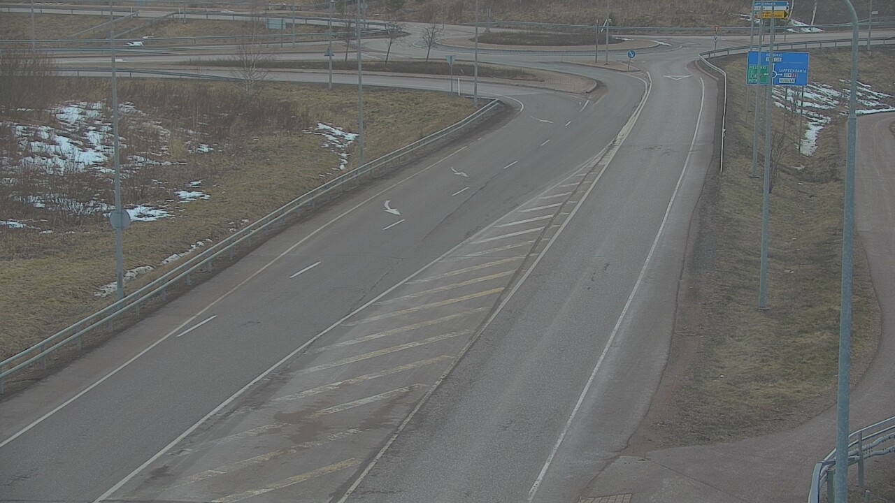 Weather Camera Image Väg 7 Fredrikshamn, Ruissalo, Hamina, Kymenlaakso