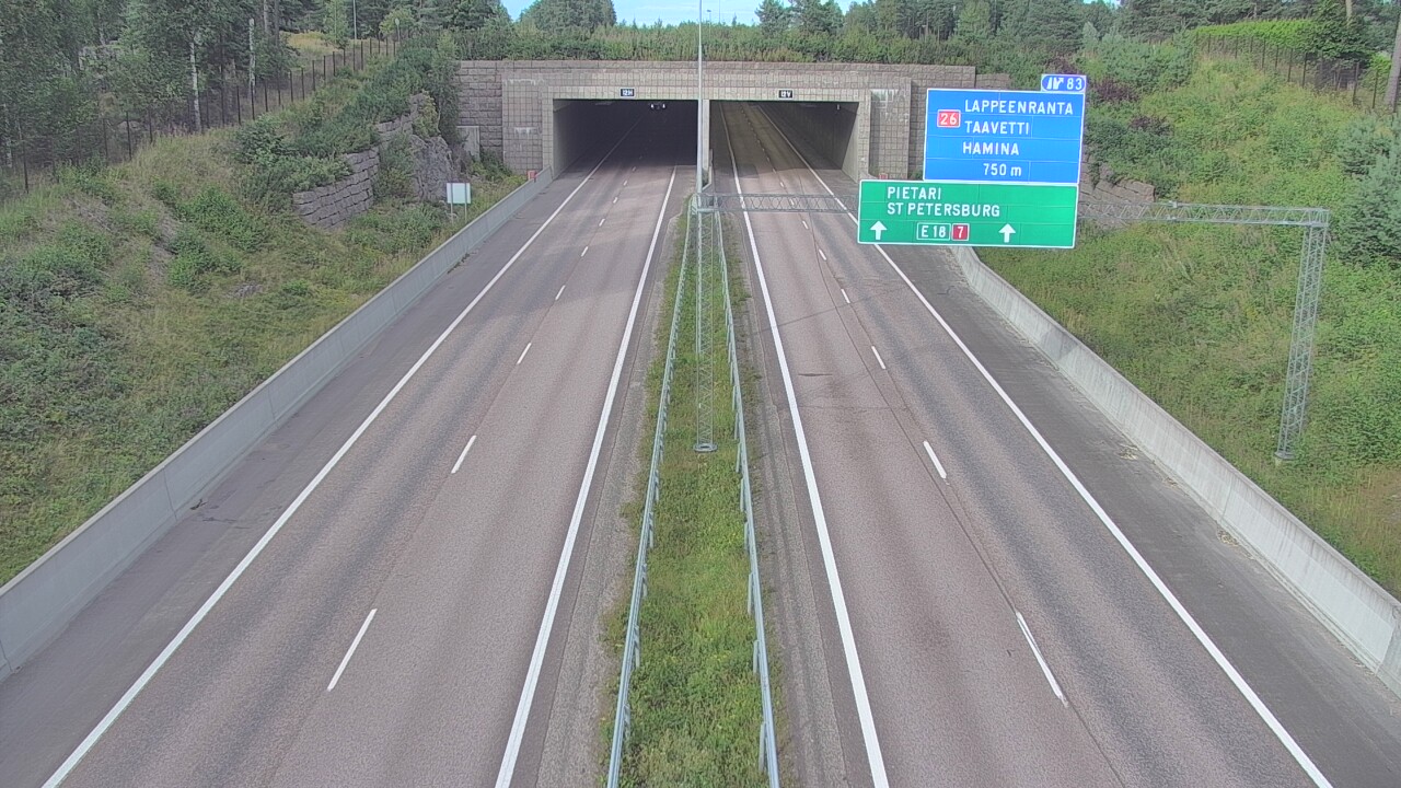 Kelikamerat Kuva Tie 7 Hamina, Husula, suuaukko länsi, Hamina, Kymenlaakso