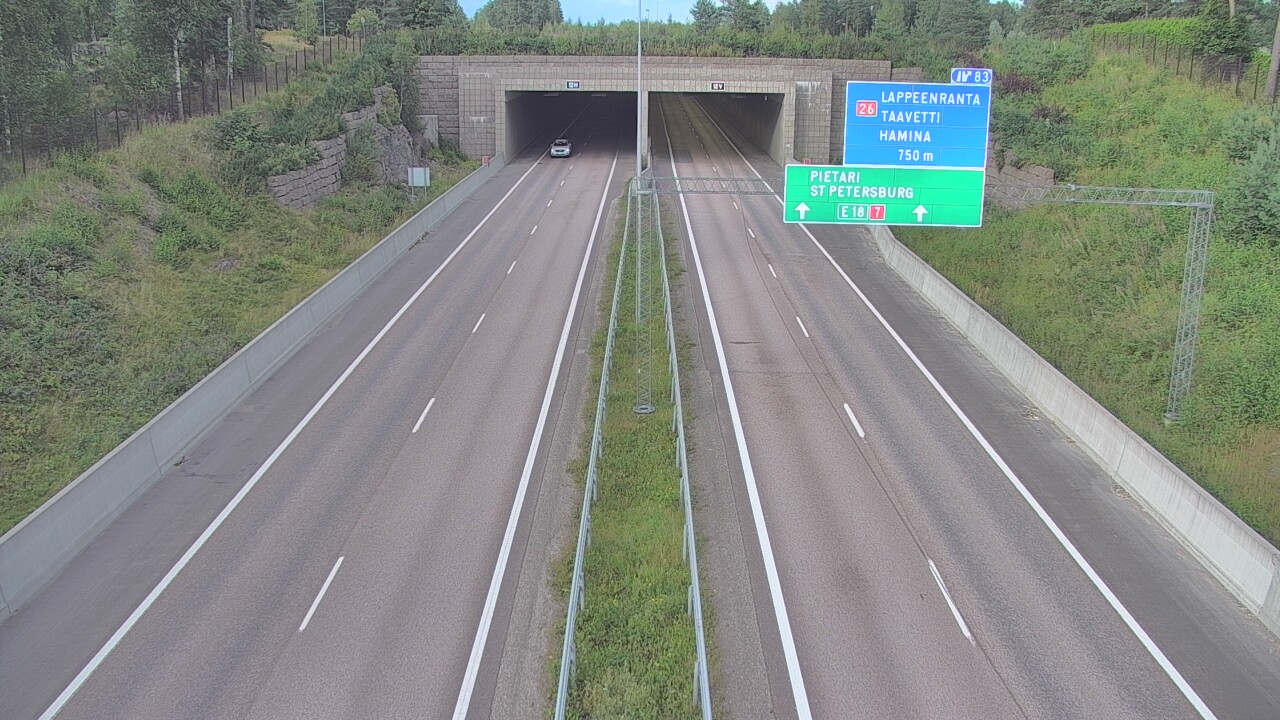 Kelikamerat Kuva Tie 7 Hamina, Husula, suuaukko länsi, Hamina, Kymenlaakso