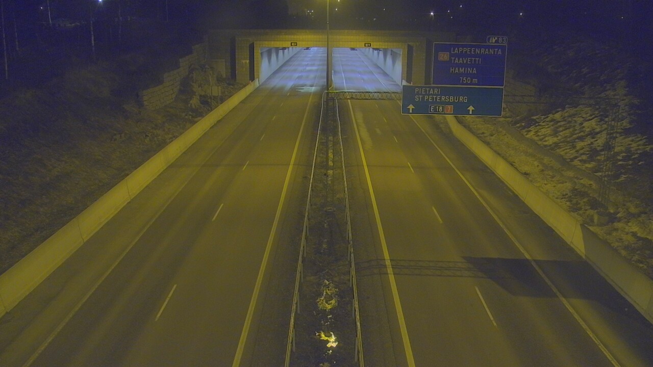 Kelikamerat Kuva Tie 7 Hamina, Husula, suuaukko länsi, Hamina, Kymenlaakso