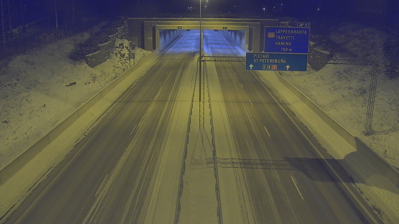 Kelikamerat Kuva Tie 7 Hamina, Husula, suuaukko länsi, Hamina, Kymenlaakso