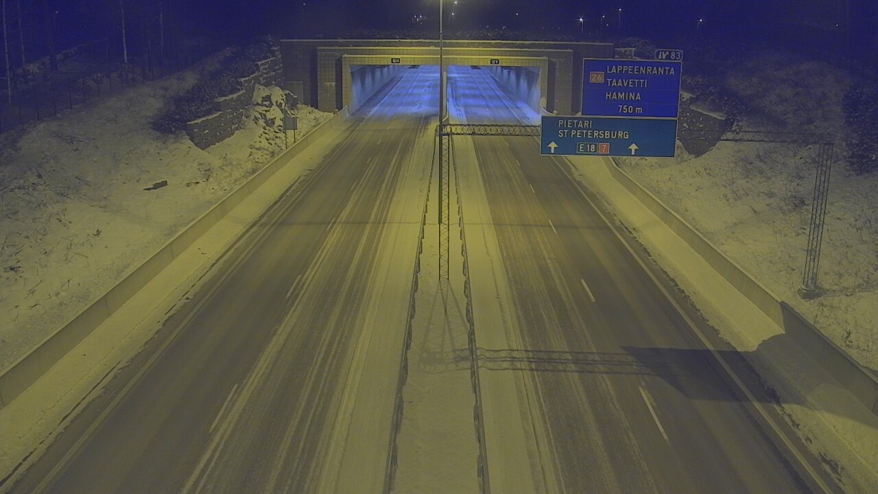 Kelikamerat Kuva Tie 7 Hamina, Husula, suuaukko länsi, Hamina, Kymenlaakso