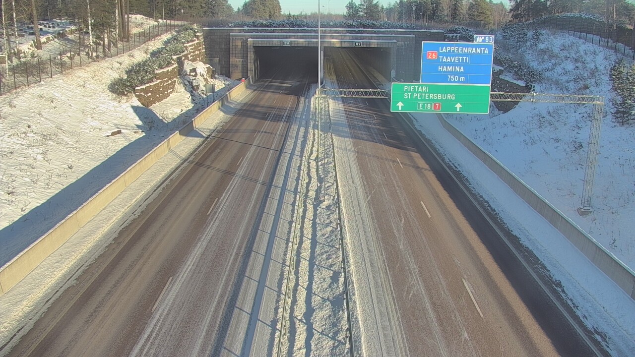 Kelikamerat Kuva Tie 7 Hamina, Husula, suuaukko länsi, Hamina, Kymenlaakso