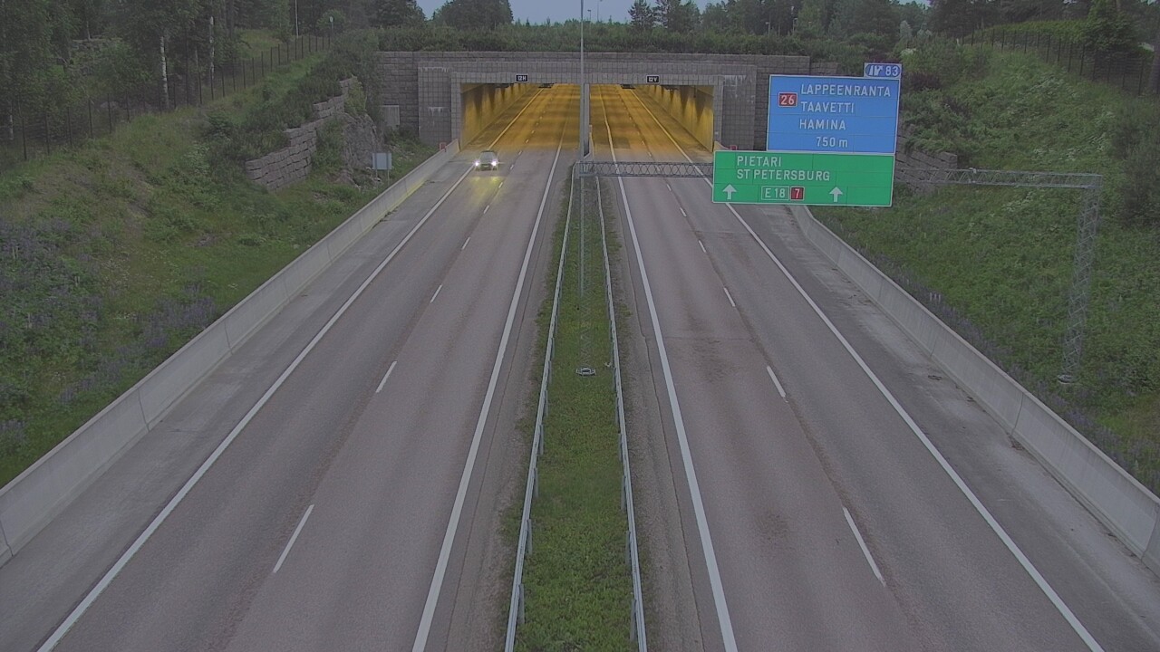 Kelikamerat Kuva Tie 7 Hamina, Husula, suuaukko länsi, Hamina, Kymenlaakso