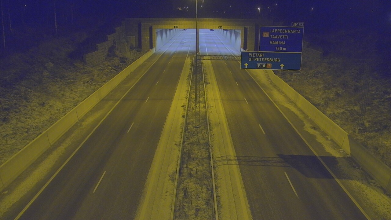 Kelikamerat Kuva Tie 7 Hamina, Husula, suuaukko länsi, Hamina, Kymenlaakso