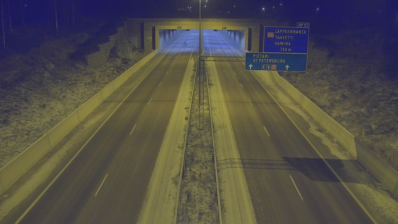 Kelikamerat Kuva Tie 7 Hamina, Husula, suuaukko länsi, Hamina, Kymenlaakso