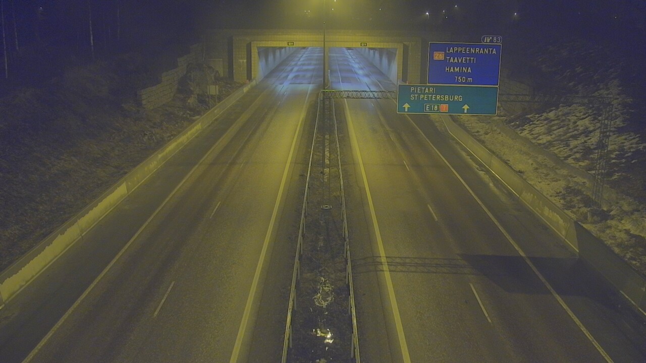 Kelikamerat Kuva Tie 7 Hamina, Husula, suuaukko länsi, Hamina, Kymenlaakso