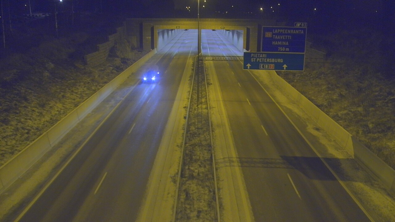 Kelikamerat Kuva Tie 7 Hamina, Husula, suuaukko länsi, Hamina, Kymenlaakso