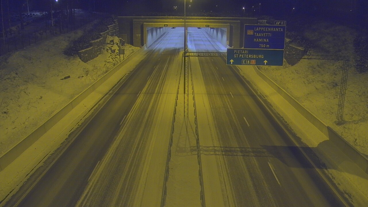 Kelikamerat Kuva Tie 7 Hamina, Husula, suuaukko länsi, Hamina, Kymenlaakso