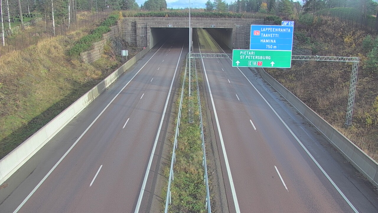 Kelikamerat Kuva Tie 7 Hamina, Husula, suuaukko länsi, Hamina, Kymenlaakso