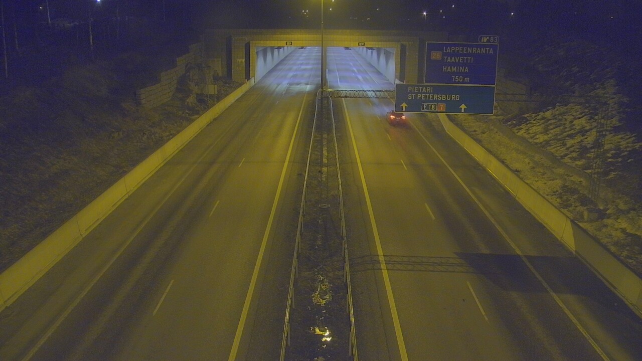 Kelikamerat Kuva Tie 7 Hamina, Husula, suuaukko länsi, Hamina, Kymenlaakso