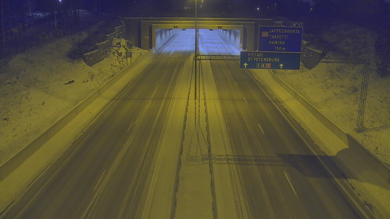 Kelikamerat Kuva Tie 7 Hamina, Husula, suuaukko länsi, Hamina, Kymenlaakso