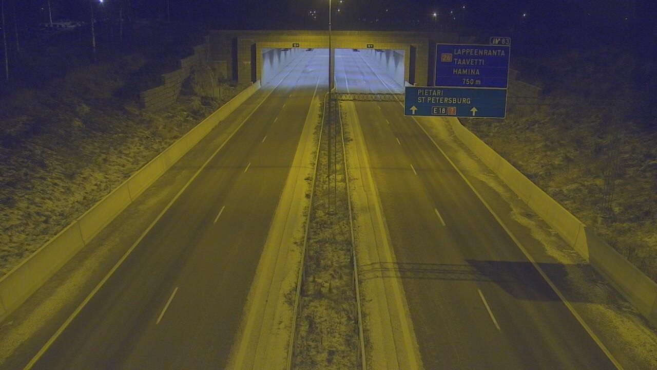 Kelikamerat Kuva Tie 7 Hamina, Husula, suuaukko länsi, Hamina, Kymenlaakso