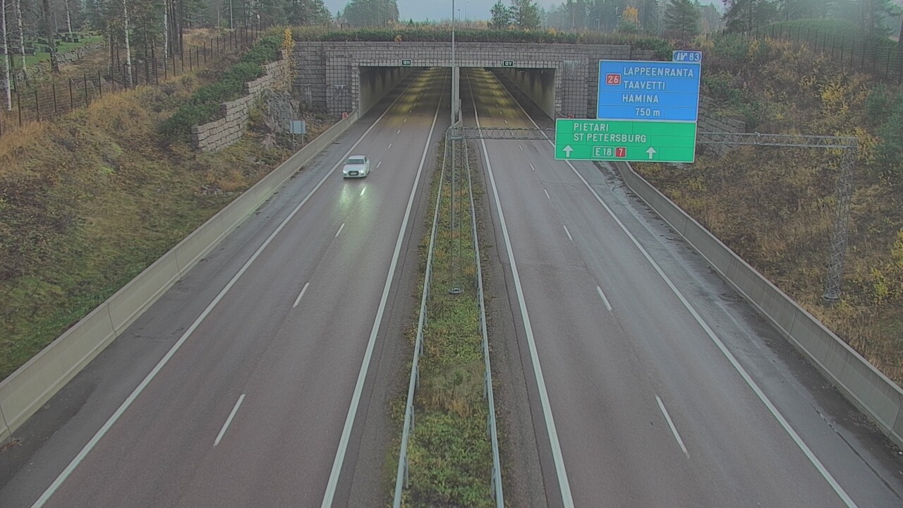 Kelikamerat Kuva Tie 7 Hamina, Husula, suuaukko länsi, Hamina, Kymenlaakso