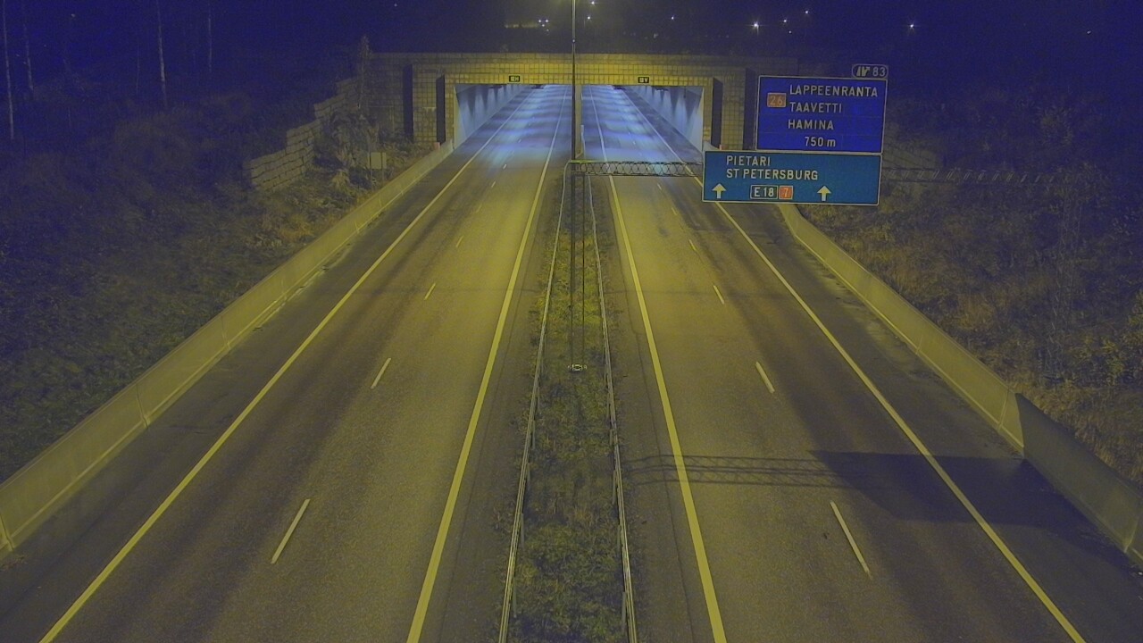 Kelikamerat Kuva Tie 7 Hamina, Husula, suuaukko länsi, Hamina, Kymenlaakso