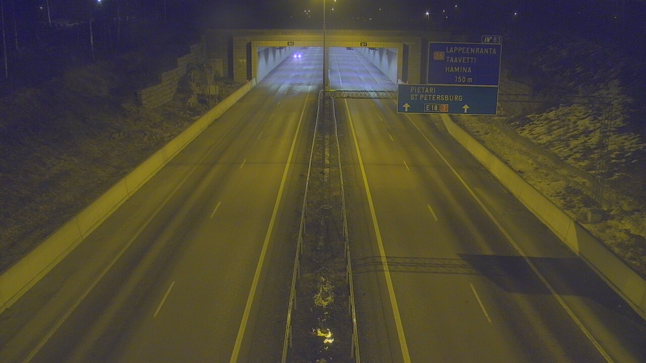 Kelikamerat Kuva Tie 7 Hamina, Husula, suuaukko länsi, Hamina, Kymenlaakso