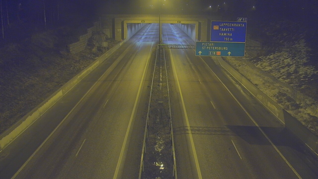 Kelikamerat Kuva Tie 7 Hamina, Husula, suuaukko länsi, Hamina, Kymenlaakso