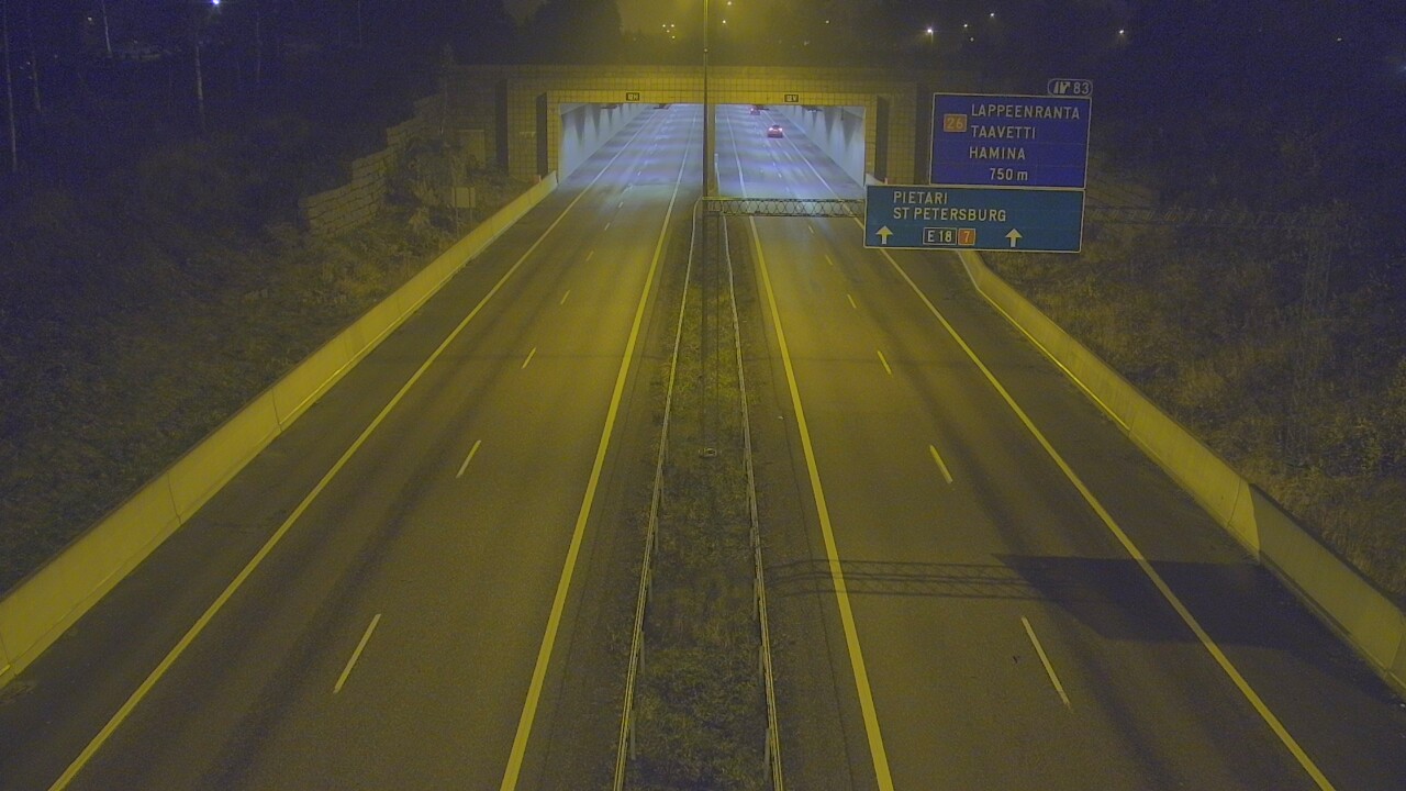 Kelikamerat Kuva Tie 7 Hamina, Husula, suuaukko länsi, Hamina, Kymenlaakso