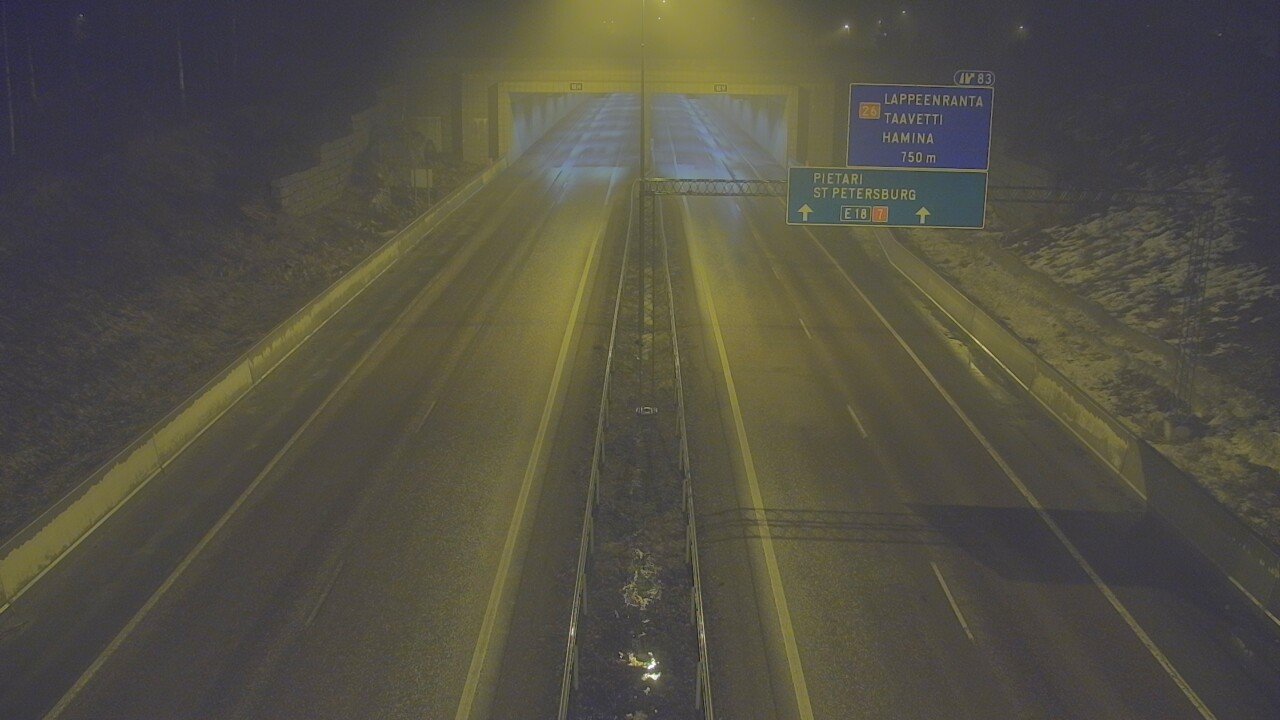 Kelikamerat Kuva Tie 7 Hamina, Husula, suuaukko länsi, Hamina, Kymenlaakso