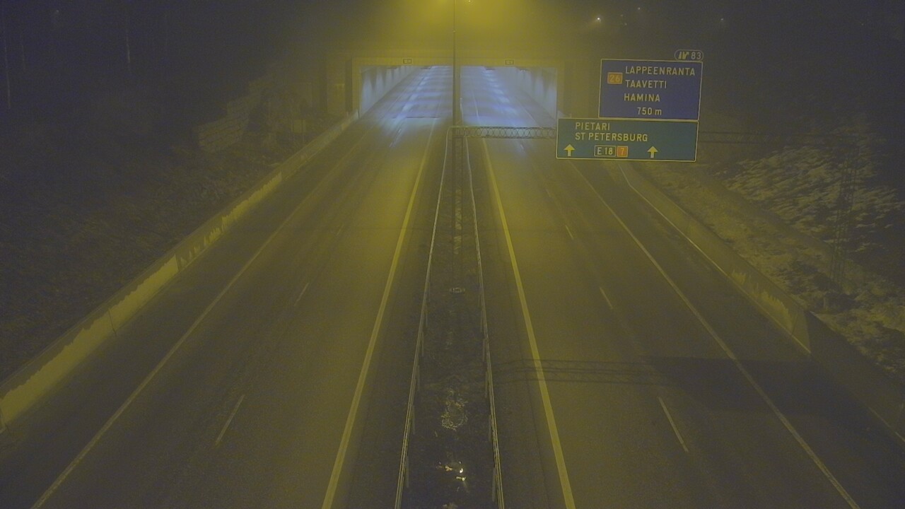 Kelikamerat Kuva Tie 7 Hamina, Husula, suuaukko länsi, Hamina, Kymenlaakso