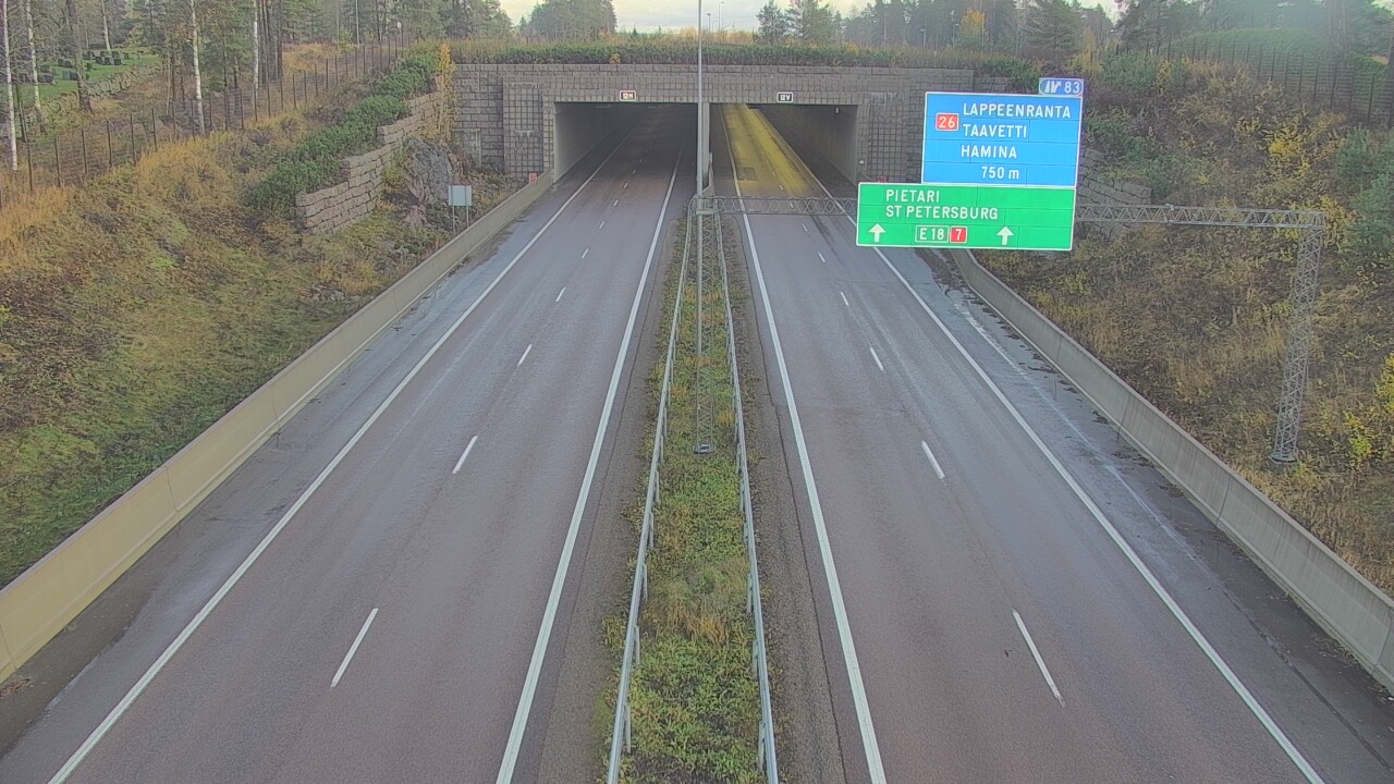 Kelikamerat Kuva Tie 7 Hamina, Husula, suuaukko länsi, Hamina, Kymenlaakso