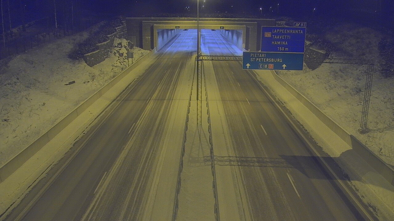 Kelikamerat Kuva Tie 7 Hamina, Husula, suuaukko länsi, Hamina, Kymenlaakso