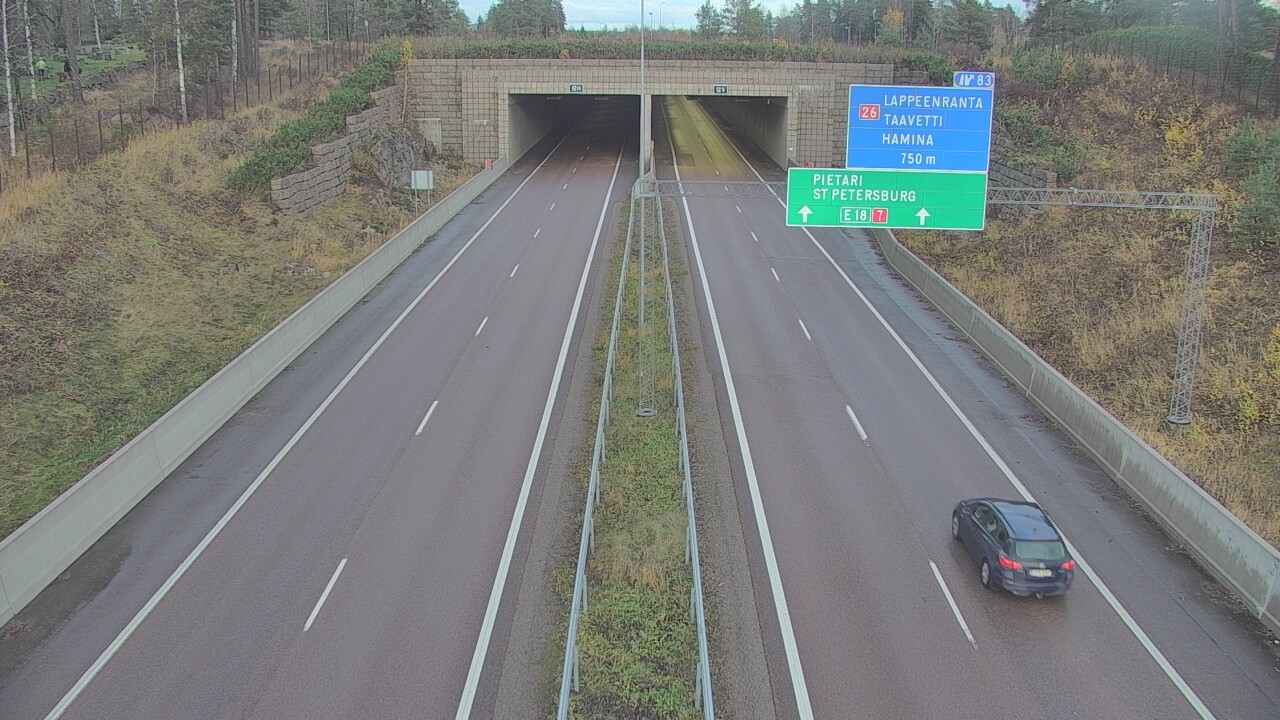 Kelikamerat Kuva Tie 7 Hamina, Husula, suuaukko länsi, Hamina, Kymenlaakso